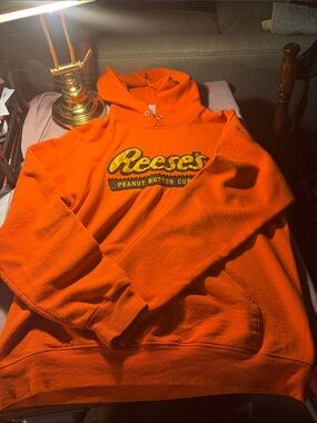 Jerzees Orange Reese's Peanut Butter Cups Pullover Hoodie